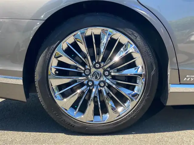 レクサス ＬＳ 500h バージョンL 静岡県 2019(令1)年 7.2万km マンガンラスター Toyota Safety Sense/純正ナビ/　AM FM CD DVD Bluetooth USB AUX/フルセグTV/ビルトインETC2.0/LEDオートヘッドランプ/全席シートヒーター＆シートベンチレーション/レーダークルーズコントロール/デジタルインナーミラー/パワートランクリッド/純正20インチアルミホイール/ヘッドアップディスプレイ/電動リアサンシェード/スマートキー2本＆カードキー1枚/アラウンドビューモニター/ドライブレコーダー/ブラウンレザーシート/全席パワーシート