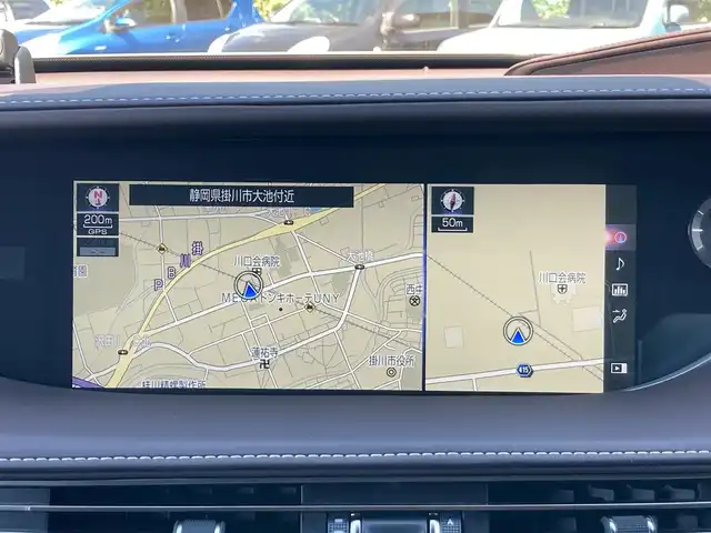 レクサス ＬＳ 500h バージョンL 静岡県 2019(令1)年 7.2万km マンガンラスター Toyota Safety Sense/純正ナビ/　AM FM CD DVD Bluetooth USB AUX/フルセグTV/ビルトインETC2.0/LEDオートヘッドランプ/全席シートヒーター＆シートベンチレーション/レーダークルーズコントロール/デジタルインナーミラー/パワートランクリッド/純正20インチアルミホイール/ヘッドアップディスプレイ/電動リアサンシェード/スマートキー2本＆カードキー1枚/アラウンドビューモニター/ドライブレコーダー/ブラウンレザーシート/全席パワーシート