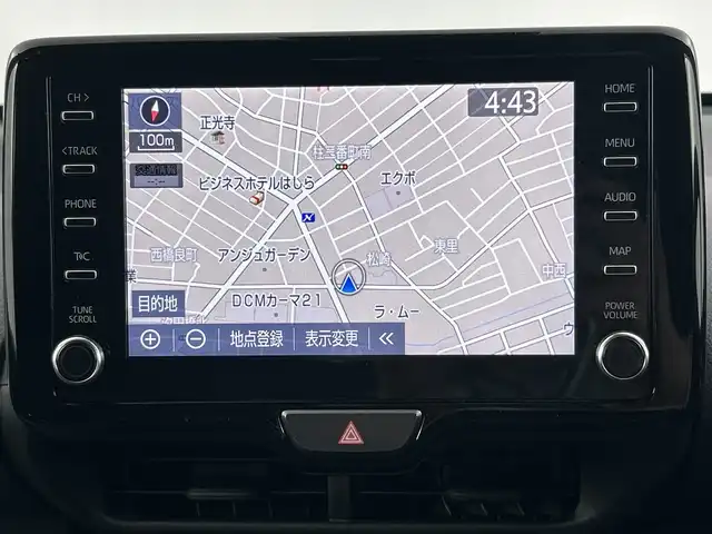 トヨタ ヤリス G 愛知県 2023(令5)年 0.8万km センシュアルレッドマイカ 禁煙車/純正８インチナビ/（AM/FM/USB/Bluetooth）/バックカメラ/トヨタセーフティセンス/・プリクラッシュセーフティ/・レーンディパーチャーアラート/・レーダークルーズコントロール/・ロードサインアシスト/ETC/スマートキー/スペアキー有/プッシュスタート/純正フロアマット/ステアリングスイッチ/横滑り防止装置/オートライト