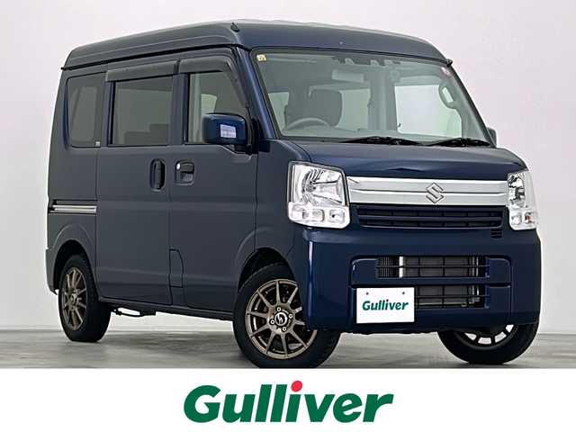 スズキ エブリイ JOINターボ 宮城県 2021(令3)年 5.3万km ノクターンブルーパール ４ＷＤ /ターボ /セーフティサポート /ＥＴＣ /ドライブレコーダー /オーディオ/スペアキー /衝突被害軽減システム /レーンキープアシスト /オートライト /オートハイビーム /リアパーキングセンサー /１４インチＡＷ /電動格納ミラー/禁煙車
