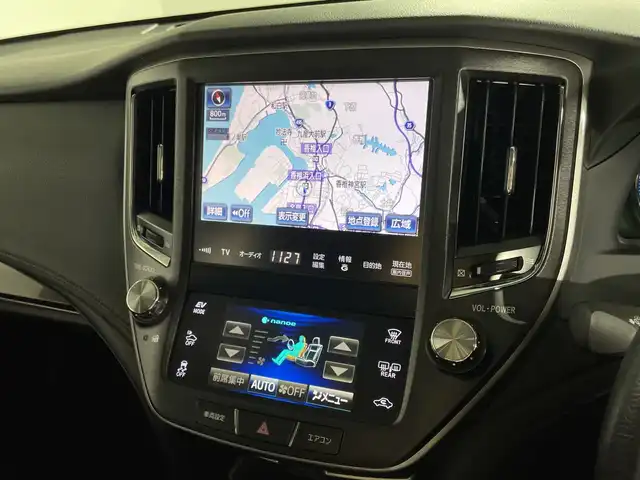 トヨタ クラウン ハイブリッド アスリートG 福岡県 2013(平25)年 8.8万km ホワイトパールクリスタルシャイン 純正HDDナビゲーション/CD DVD BT/フルセグテレビ/バックモニター/プリクラッシュモニター/レーダークルーズコントロール/オートハイビーム/革シート/シートヒーター/ベンチレーション/パワーシート/革巻きステアリング/ステアリングスイッチ/ETC/ステアリングヒーター/オートライト/純正18インチアルミホイール/後席シェード