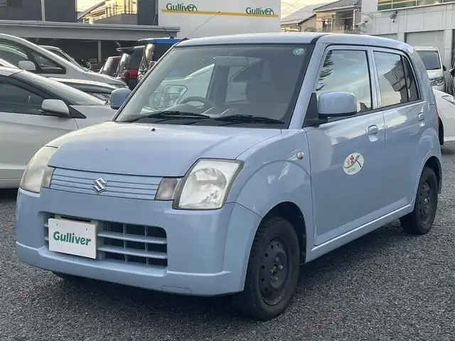 スズキ アルト GⅡ 埼玉県 2009(平21)年 10.9万km エアブルーメタリック 純正ＣＤ/Ｗエアバッグ/リモコンキー/新車保証書/取扱説明書