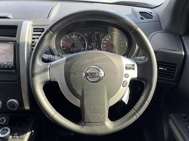 日産 エクストレイル 20GT 岩手県 2012(平24)年 6.8万km ブレードシルバー 4WD　純正ナビ BT CD/DVD再生 TV バックカメラ MAKアルミ GDマフラー 社外テールランプ クルーズコントロール オートHIDライト フォグランプ ルーフレール スマートキー ETC
