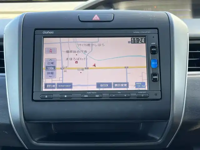 ホンダ フリード ハイブリット EX 奈良県 2017(平29)年 6.8万km ホワイトオーキッドパール 純正ナビ（VXM-174VFXi）/（フルセグ/BT/CD/DVD)/レーダークルーズコントロール/バックカメラ/衝突軽減システム/レーンキープアシスト/両側パワースライドドア/ハーフレザーシート/前席シートヒーター/後席サンシェード/オートライト/前後ドライブレコーダー/ETC/純正15インチＡＷ/取り扱い説明書/スペアキーＸ１