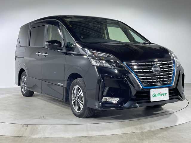 日産 セレナ e－パワー ハイウェイスター V 福岡県 2021(令3)年 5.7万km ダイヤモンドブラック 純正SDナビ(フルセグTV/DVD/CD/BT)アラウンドビューモニタープロパイロット両側パワスラエマージェンシーブレーキコーナーセンサーBSMデジタルインナーミラーLEDヘッドライトオートブレーキホールドスマートキー後席モニター