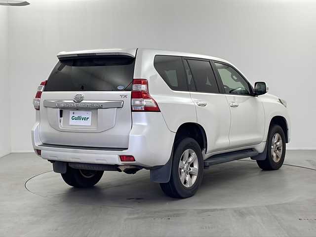 トヨタ ランドクルーザー プラド TX 栃木県 2014(平26)年 14.1万km ホワイトパールクリスタルシャイン サンルーフ/社外7インチナビ/AM FM CD DVD USB SD BT フルセグTV/ETC/前方ドライブレコーダー/バックカメラ/トランスファースイッチ/フォグランプ/オートエアコン/LEDヘッドライト/電動格納ミラー/プッシュスタート/オートライト/カーテンエアバック/純正17インチアルミホイール/純正フロアマット/スマートキー