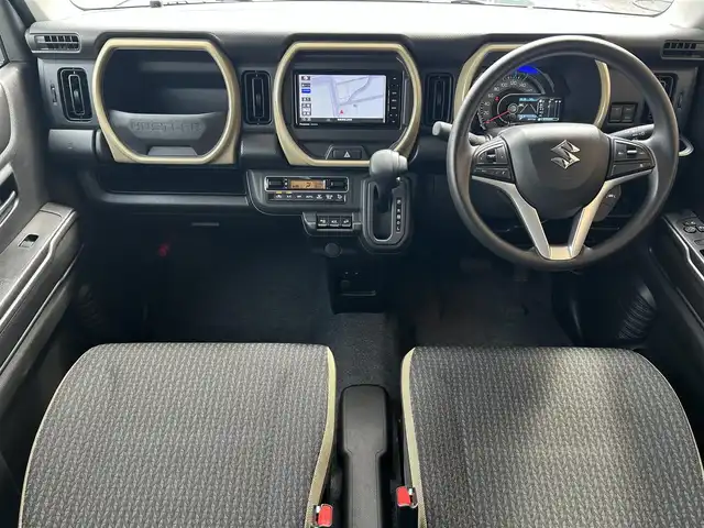 スズキ ハスラー HYBRID G 福島県 2024(令6)年 0.7万km クールカーキPM 4WD/デュアルカメラブレーキサポート/純正メモリナビ/　【フルセグ/CD/DVD/MSV/BT/USB】/ETC/前席シートヒーター/ステアリングスイッチ/レーダークルーズコントロール/レーンキープアシスト/パーキングアシスト/ヒルスタートアシスト/コーナーセンサー/アイドリングストップ/横滑り防止機能/LEDヘッドライト（AUTO機能付き）/　・フォグランプ