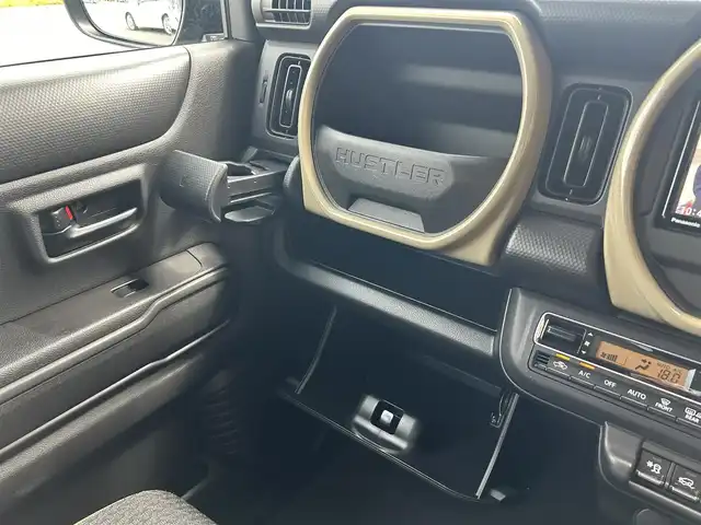 スズキ ハスラー HYBRID G 福島県 2024(令6)年 0.7万km クールカーキPM 4WD/デュアルカメラブレーキサポート/純正メモリナビ/　【フルセグ/CD/DVD/MSV/BT/USB】/ETC/前席シートヒーター/ステアリングスイッチ/レーダークルーズコントロール/レーンキープアシスト/パーキングアシスト/ヒルスタートアシスト/コーナーセンサー/アイドリングストップ/横滑り防止機能/LEDヘッドライト（AUTO機能付き）/　・フォグランプ