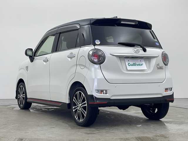 ダイハツ キャスト スポーツ SAⅢ 秋田県 2019(令1)年 2.6万km パールホワイトⅢ ワンオーナー　/純正ナビ【AM/FM/CD/DVD/BT】　/フルセグＴＶ　/ＥＴＣ　/スマートキー　/スペアキー有り/バックカメラ　/ステアリングリモコン　/パドルシフト　/革巻きステアリング　【momo】/オートライト　/オートエアコン　　/プッシュスタート　/ライトレベライザー/アイドリングストップ/フォグライト /純正AW/オートマチックハイビーム/横滑り防止装置/衝突被害軽減システム/レーンキープアシスト/電格ミラー/サイドバイザー /USBポート/前席シートヒーター/純正フロアマット/保証書/取扱説明書