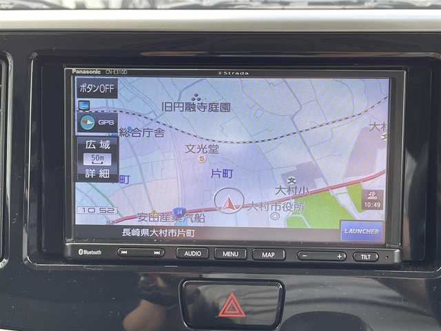 日産 デイズ ルークス ハイウェイスターX 長崎県 2019(平31)年 1.8万km ホワイトパール 全方位カメラ/社外ナビ/（ワンセグ・BT・FMAM・CD)/エマージェンシーブレーキ/レーンキープアシスト/ETC/左パワースライドドア/スマートキー/スペアキー/前後ドライブレコーダー/コーナーセンサー/オートライト/LEDヘッドライト/オートハイビーム/アイドリングストップ