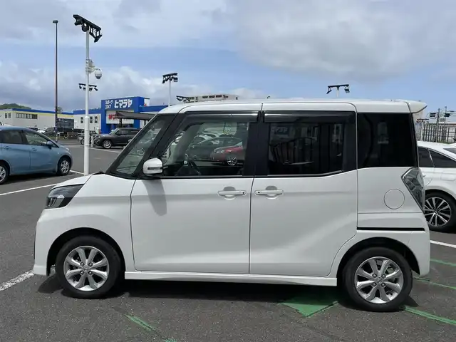 日産 デイズ ルークス ハイウェイスターX 長崎県 2019(平31)年 1.8万km ホワイトパール 全方位カメラ/社外ナビ/（ワンセグ・BT・FMAM・CD)/エマージェンシーブレーキ/レーンキープアシスト/ETC/左パワースライドドア/スマートキー/スペアキー/前後ドライブレコーダー/コーナーセンサー/オートライト/LEDヘッドライト/オートハイビーム/アイドリングストップ