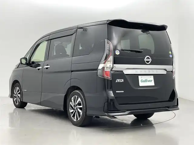 日産 セレナ ハイウェイスター V 熊本県 2020(令2)年 3.5万km ダイヤモンドブラック 禁煙車　/純正ナビ（ＣＤ・ＤＶＤ・フルセグ・ＢＴ・ＳＤ）/全周囲カメラ　/純正前方ドライブレコーダー　/フリップダウンモニター/ビルトインＥＴＣ　/両側パワースライドドア　/前後クリアランスソナー　/プロパイロット/レーダークルーズコントロール/衝突軽減ブレーキ/レーンキープアシスト/横滑り防止/アイドリングストップ/純正フロアマット/純正１６インチAW/オートライト/LEDヘッドライト/フォグライト/スマートキー/プッシュスタート