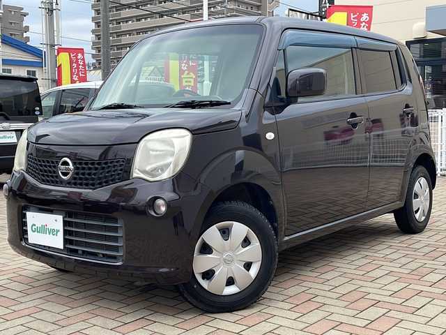 日産 モコ S 鳥取県 2012(平24)年 12.7万km アーバンブラウン 純正キーレス/社外CD/電動格納ミラー/ベンチシート/保証書・取説
