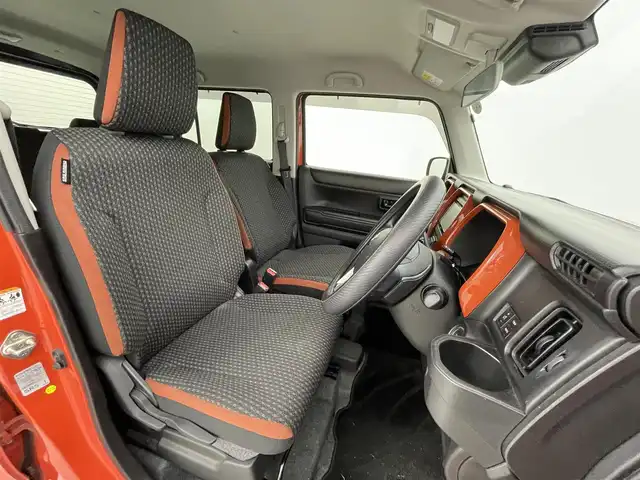 スズキ ハスラー HYBRID G ターボ 熊本県 2020(令2)年 3.6万km バーミリオンオレンジ/ガンメタリック2トーン ワンオーナー　/社外ナビMDV-D407BTW（ＣＤ・ＤＶＤ・フルセグ・ＢＴ・ＳＤ）/前席シートヒーター　/スズキセーフティサポート/・衝突軽減ブレーキデュアルカメラブレーキ/・アダブティブクルーズコントロール/・レーンキープアシスト/・標識認識機能/・踏み間違い防止/・オートマチックハイビーム/横滑り防止/アイドリングストップ/後ろのみコーナーセンサー/パドルシフト/社外フロアマット/オートライト/スマートキー/プッシュスタート/スペアキー1本/保証書/取扱説明書
