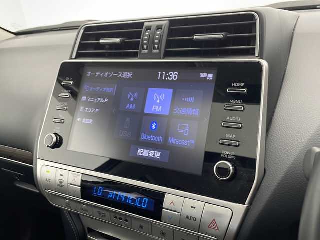 トヨタ ランドクルーザー プラド TX Lパッケージ マットブラED 愛知県 2022(令4)年 3.7万km アティチュードブラックマイカ 衝突軽減システム/純正9型ディズプレイオーディオ　ナビ機能あり/全方位カメラ/サンルーフ/レーダークルーズコントロール/シートヒーター/エアシート/電動格納サードシート/フルセグ/Bluetooth/バックカメラ/パワーシート/コーナーセンサー/純正アルミホイール/LEDヘッドライト/オートマチックハイビーム/ドライブレコーダー/ステアリングスイッチ/スマートキー/プッシュスタート