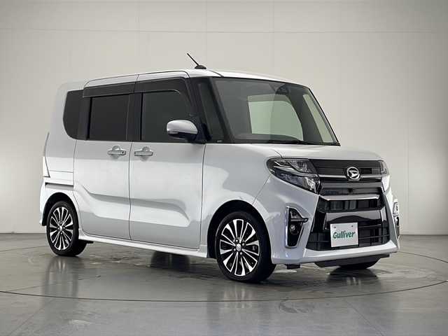 ダイハツ タント カスタム RS セレクション 熊本県 2020(令2)年 3.4万km シャイニングホワイトパール 禁煙車/衝突被害軽減ブレーキ/純正9型ナビTV/（NSZN-Y70DS/CD/DVD/Bluetooth/フルセグTV)/純正ドライブレコーダー/純正ビルトインETC/純正セキュリティアラーム/純正LEDオートライト/純正LEDフォグ/純正15インチアルミ/純正エアロ/純正ルーフエンドスポイラー/純正フロアマット/アダプティブクルーズコントロール/レーンディパーチャーアラート/クリアランスソナー/オートエアコン/オート電動格納ミラー/前席シートヒーター/ハーフレザーシート/本革巻ハンドル/スマートキー/プッシュエンジンスタート/スペアキー/新車時保証書/取扱い説明書