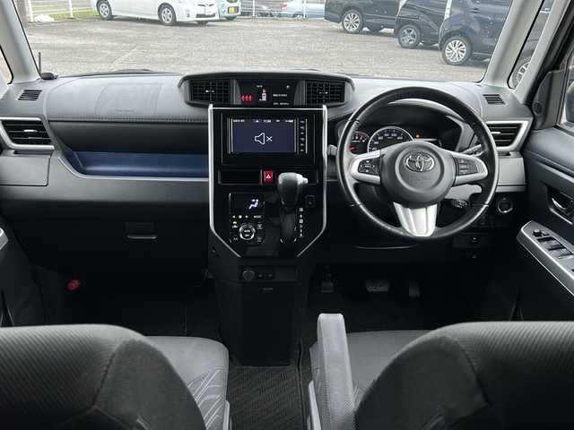 トヨタ ルーミー カスタムG 富山県 2019(平31)年 9.9万km ブラックマイカメタリック スマートキー×２/両側パワースライドドア/リモコンエンジンスターター/純正メモリーナビ(NSZT-W68T)/DVD/MSV/BT/フルセグTV/バックカメラ/ビルトインETC/前後ドラレコ(ZDR016)/衝突安全ブレーキ/オートハイビーム/LEDヘッドライト/フォグ/プッシュスタート/アイドリングストップ/クリアランスソナー/リアロールシェード/シートバックテーブル(D/N)/皮巻きステアリング/ステアリングスイッチ/純正フロアマット/取説・ナビ取説