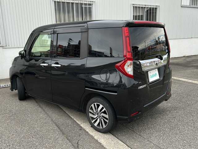 トヨタ ルーミー カスタムG 富山県 2019(平31)年 9.9万km ブラックマイカメタリック スマートキー×２/両側パワースライドドア/リモコンエンジンスターター/純正メモリーナビ(NSZT-W68T)/DVD/MSV/BT/フルセグTV/バックカメラ/ビルトインETC/前後ドラレコ(ZDR016)/衝突安全ブレーキ/オートハイビーム/LEDヘッドライト/フォグ/プッシュスタート/アイドリングストップ/クリアランスソナー/リアロールシェード/シートバックテーブル(D/N)/皮巻きステアリング/ステアリングスイッチ/純正フロアマット/取説・ナビ取説