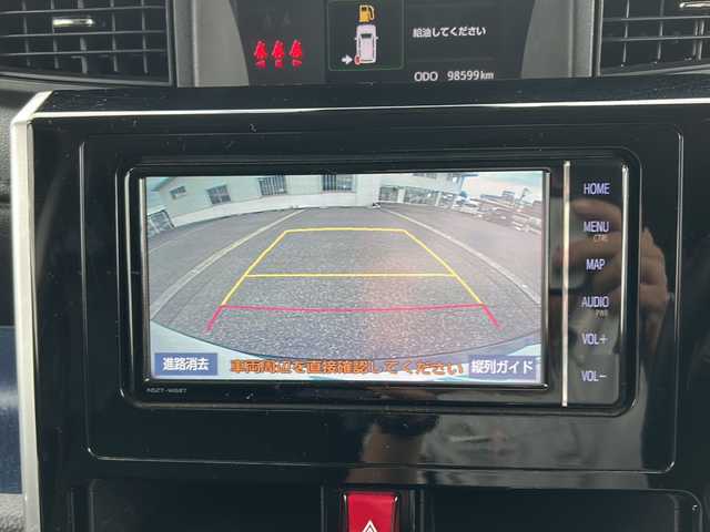 トヨタ ルーミー カスタムG 富山県 2019(平31)年 9.9万km ブラックマイカメタリック スマートキー×２/両側パワースライドドア/リモコンエンジンスターター/純正メモリーナビ(NSZT-W68T)/DVD/MSV/BT/フルセグTV/バックカメラ/ビルトインETC/前後ドラレコ(ZDR016)/衝突安全ブレーキ/オートハイビーム/LEDヘッドライト/フォグ/プッシュスタート/アイドリングストップ/クリアランスソナー/リアロールシェード/シートバックテーブル(D/N)/皮巻きステアリング/ステアリングスイッチ/純正フロアマット/取説・ナビ取説