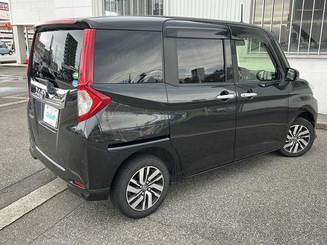 トヨタ ルーミー カスタムG 富山県 2019(平31)年 9.9万km ブラックマイカメタリック スマートキー×２/両側パワースライドドア/リモコンエンジンスターター/純正メモリーナビ(NSZT-W68T)/DVD/MSV/BT/フルセグTV/バックカメラ/ビルトインETC/前後ドラレコ(ZDR016)/衝突安全ブレーキ/オートハイビーム/LEDヘッドライト/フォグ/プッシュスタート/アイドリングストップ/クリアランスソナー/リアロールシェード/シートバックテーブル(D/N)/皮巻きステアリング/ステアリングスイッチ/純正フロアマット/取説・ナビ取説