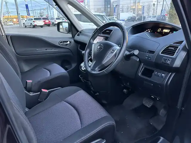 日産 セレナ ハイウェイスター 道北・旭川 2014(平26)年 8.7万km オーロラモーヴ (株)IDOMが運営する【じしゃロン旭川店】の自社ローン専用車両になります。こちらは現金またはオートローンご利用時の価格です。自社ローンご希望の方は別途その旨お申付け下さい/　/・純正ナビ(CD/DVD/BT/SD/フルセグ)/・バックカメラ/・ETC/・両側パワースライドドア/・クルーズコントロール/・電動格納ウィンカーミラー/・オートライト/・プッシュスタート/・スマートキー２個/・フォグランプ/・現車装着サマータイヤ 純正AW205/60R15/・取扱説明書