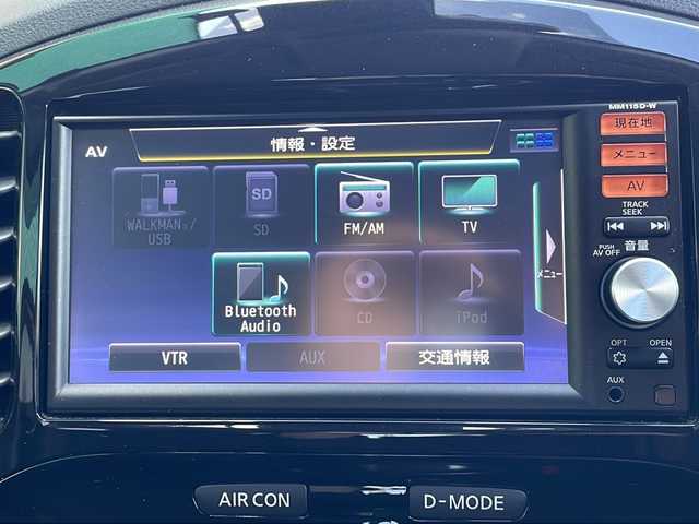 日産 ジューク 15RX Vセレクション 岐阜県 2016(平28)年 8.6万km ラディアントレッド 禁煙車/純正ナビ/Bluetooth/衝突軽減ブレーキ/レーンキープアシスト/アイドリングストップ/バックカメラ/ドライブレコーダー/ETC/純正アルミホイール/純正フロアマット/ドアバイザー/プッシュスタート/オートライト/オートエアコン/スマートキー/スペアキー