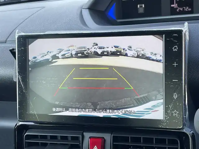 ダイハツ タント カスタム X 東京都 2025(令7)年 0.3万km ブラックマイカメタリック 純正９型スマホ連携ＤＡ＆フルセグ　/・AppleCarPlay/AndroidAuto /・Bluetooth/両側パワースライドア /LEDヘッドライト /ecoIDLE /スマートアシスト　/・衝突回避支援ブレーキ/・衝突警報機能/・ブレーキ制御付誤発進抑制機能/・車線逸脱抑制機能/・ふらつき警報/・標識認識機能/電動パーキングブレーキ　/コーナーセンサー /キーフリーシステム/保証書＆取説