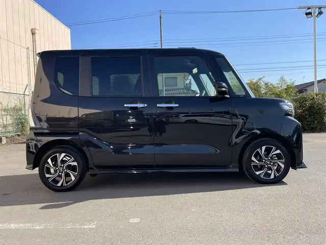 ダイハツ タント カスタム X 東京都 2025(令7)年 0.3万km ブラックマイカメタリック 純正９型スマホ連携ＤＡ＆フルセグ　/・AppleCarPlay/AndroidAuto /・Bluetooth/両側パワースライドア /LEDヘッドライト /ecoIDLE /スマートアシスト　/・衝突回避支援ブレーキ/・衝突警報機能/・ブレーキ制御付誤発進抑制機能/・車線逸脱抑制機能/・ふらつき警報/・標識認識機能/電動パーキングブレーキ　/コーナーセンサー /キーフリーシステム/保証書＆取説