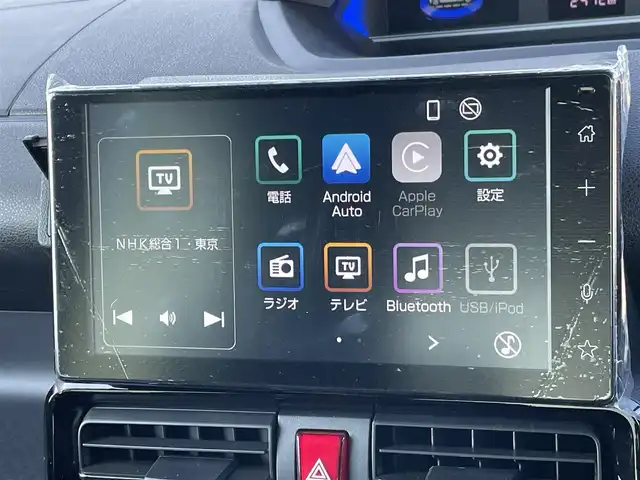 ダイハツ タント カスタム X 東京都 2025(令7)年 0.3万km ブラックマイカメタリック 純正９型スマホ連携ＤＡ＆フルセグ　/・AppleCarPlay/AndroidAuto /・Bluetooth/両側パワースライドア /LEDヘッドライト /ecoIDLE /スマートアシスト　/・衝突回避支援ブレーキ/・衝突警報機能/・ブレーキ制御付誤発進抑制機能/・車線逸脱抑制機能/・ふらつき警報/・標識認識機能/電動パーキングブレーキ　/コーナーセンサー /キーフリーシステム/保証書＆取説