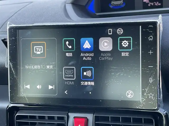 ダイハツ タント カスタム X 東京都 2025(令7)年 0.3万km ブラックマイカメタリック 純正９型スマホ連携ＤＡ＆フルセグ　/・AppleCarPlay/AndroidAuto /・Bluetooth/両側パワースライドア /LEDヘッドライト /ecoIDLE /スマートアシスト　/・衝突回避支援ブレーキ/・衝突警報機能/・ブレーキ制御付誤発進抑制機能/・車線逸脱抑制機能/・ふらつき警報/・標識認識機能/電動パーキングブレーキ　/コーナーセンサー /キーフリーシステム/保証書＆取説