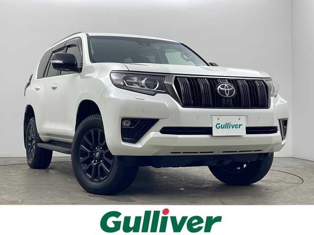 トヨタ ランドクルーザー プラド TX Lパッケージ ブラックED 秋田県 2020(令2)年 1.6万km ホワイトパールクリスタルシャイン ４WD/ワンオーナー　/純正メーカーＯＰナビ【AM/FM/BT】　/パノラミックビューモニター/ＥＴＣ2.0/レザーシート　/ＬＥＤヘッドライト　/運転席パワーシート　/前後ドライブレコーダー　/衝突被害軽減システム　/フルセグＴＶ　/バックカメラ　/横滑り防止装置/オートエアコン/USBポート/クリアランスソナー/レーンキープアシスト/オートマチックハイビーム/オートライト/プッシュスタート/電格ミラー/純正AW/純正フロアマット/革巻きステアリング/レーダークルーズコントロール/ルーフレール/ウィンカーミラー/フォグライト