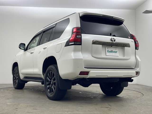 トヨタ ランドクルーザー プラド TX Lパッケージ ブラックED 秋田県 2020(令2)年 1.6万km ホワイトパールクリスタルシャイン ４WD/ワンオーナー　/純正メーカーＯＰナビ【AM/FM/BT】　/パノラミックビューモニター/ＥＴＣ2.0/レザーシート　/ＬＥＤヘッドライト　/運転席パワーシート　/前後ドライブレコーダー　/衝突被害軽減システム　/フルセグＴＶ　/バックカメラ　/横滑り防止装置/オートエアコン/USBポート/クリアランスソナー/レーンキープアシスト/オートマチックハイビーム/オートライト/プッシュスタート/電格ミラー/純正AW/純正フロアマット/革巻きステアリング/レーダークルーズコントロール/ルーフレール/ウィンカーミラー/フォグライト