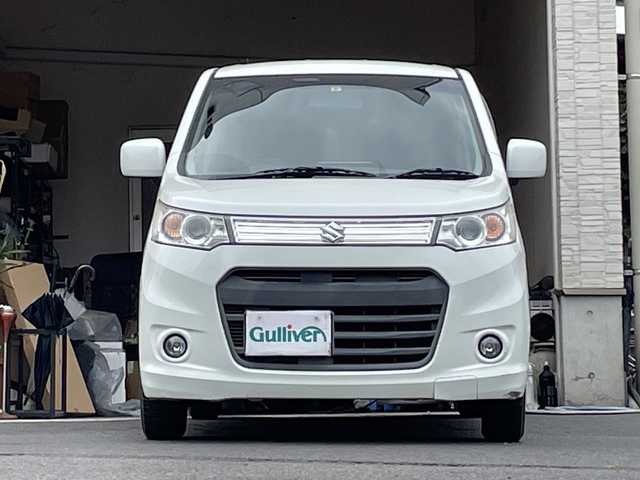スズキ ワゴンＲ スティングレー X 大分県 2013(平25)年 8.4万km パールホワイト 社外ナビ/フルセグTV/Bluetooth/DVD/社外ETC/純正フロアマット/オートライト/スマートキー
