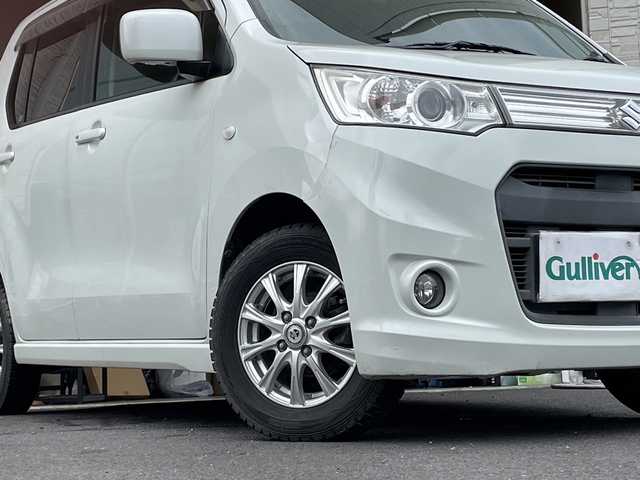 スズキ ワゴンＲ スティングレー X 大分県 2013(平25)年 8.4万km パールホワイト 社外ナビ/フルセグTV/Bluetooth/DVD/社外ETC/純正フロアマット/オートライト/スマートキー