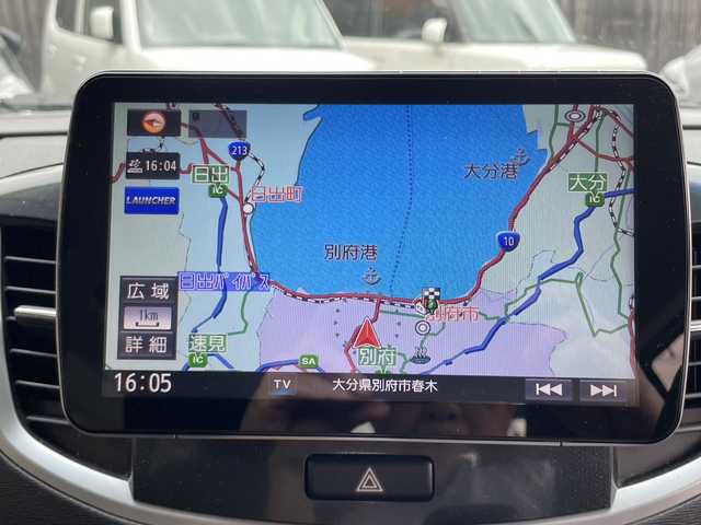 スズキ ワゴンＲ スティングレー X 大分県 2013(平25)年 8.4万km パールホワイト 社外ナビ/フルセグTV/Bluetooth/DVD/社外ETC/純正フロアマット/オートライト/スマートキー