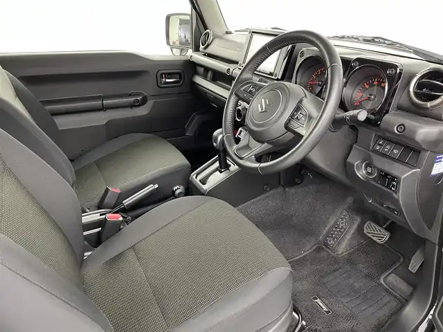 スズキ ジムニー XC 埼玉県 2021(令3)年 1.9万km ブルーイッシュブラックパール3 純正ナビ　CN-RZ866/(Bluetooth/USB/CD/DVD/ipod/AM/FM)/地デジフルセグ/ETC/4WD/クルーズコントロール/車線逸脱警報/アイドリングストップ/ヘッドライトウォッシャー/前席シートヒーター/ステアリングリモコン/プッシュスタート/ルーフキャリア/純正フロアマット/純正16インチアルミホイール