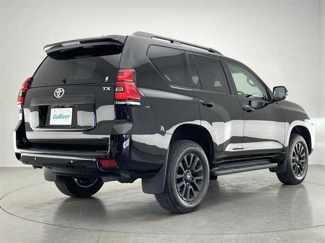 トヨタ ランドクルーザー プラド TX Lパッケージ マットブラED 愛知県 2022(令4)年 1.6万km ブラック 純正９インチナビ　ＴＶ　ムーンルーフ　全方位カメラ　黒革シート　ＢＳＭ　温・冷シート　パワーシート　レーダークルコン　ウッドコンビハンドル　ビルトインＥＴＣ　前後ドライブレコーダー　ＬＥＤヘッドライト