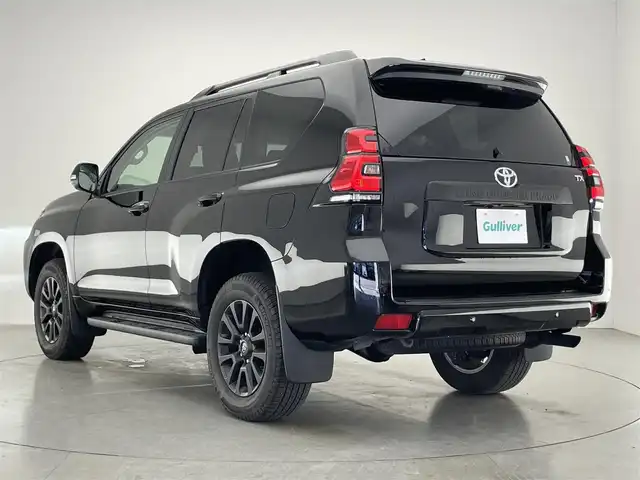 トヨタ ランドクルーザー プラド TX Lパッケージ マットブラED 愛知県 2022(令4)年 1.6万km ブラック 純正９インチナビ　ＴＶ　ムーンルーフ　全方位カメラ　黒革シート　ＢＳＭ　温・冷シート　パワーシート　レーダークルコン　ウッドコンビハンドル　ビルトインＥＴＣ　前後ドライブレコーダー　ＬＥＤヘッドライト