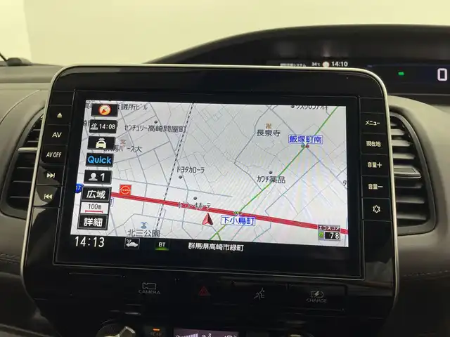 日産 セレナ e－パワー ハイウェイスター V 群馬県 2022(令4)年 1.8万km ダイヤモンドブラック 純正10型ナビ　純正11型後席モニター　全周囲カメラ　デジタルインナーミラー　プロパイロット　ハンズフリー両側電動スライドドア　純正ドライブレコーダー　電動サイドブレーキ　LED フォグ　禁煙車