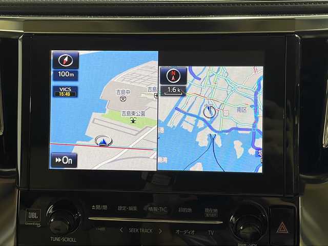 トヨタ アルファードハイブリット G 広島県 2019(令1)年 3.5万km ラグジュアリーホワイトパールクリスタルシャインガラスフレーク 白革シート/JBLプレミアムサウンド/パノラミックビューモニター/ALPINE12.8型フリップダウンモニター/純正9型ナビ（フルセグTV/Bluetooth）/3眼LEDヘッドランプ/デジタルインナーミラー/パワーバックドア/パワーシート/ポジションメモリー/シートヒーター/ベンチレーション/セーフティセンス/・プリクラッシュセーフティ/・レーントレーシングアシスト/・アダプティブハイビーム/・レーダークルーズコントロール/クリアランスソナー/ブラインドスポットモニター/ETC2.0/ドライブレコーダー/USB入力端子
