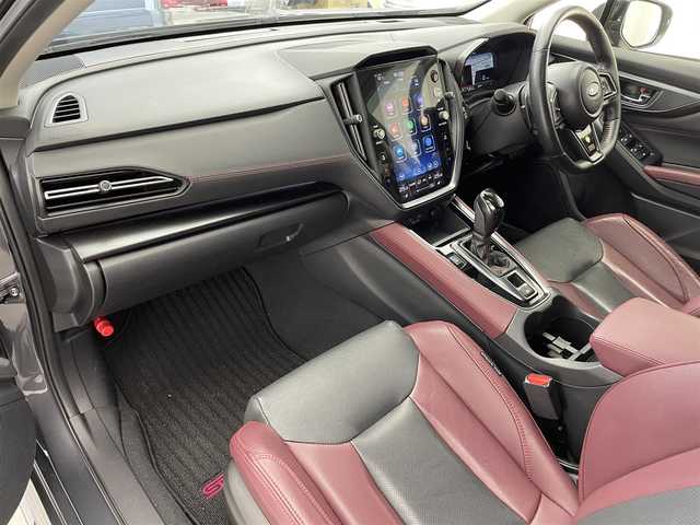 スバル レヴォーグ 1．8STIスポーツ EX 滋賀県 2021(令3)年 3.7万km マグネタイトグレーメタリック 純正11.6インチナビ/Bluetooth/USB/AppleCarPlay/AndroidAuto/フルセグテレビ/バックカメラ/アイサイトコアテクノロジー/・プリクラッシュブレーキ/・前側方プリクラッシュブレーキ/・緊急時プリクラッシュステアリング/・AT誤発進抑制制御/・先行車発進お知らせ機能/・全車速追従機能付クルーズコントロール/アイサイトXテクノロジー/・渋滞時ハンズオフアシスト/・アクティブレーンチェンジアシスト/・ドライバー異常時対応システム/・渋滞時発進アシスト/・カーブ前抑制機能/・料金所前速度制御/アイサイトセイフティプラス/・リアビークルディテクション/・エマージェンシーレーンキープアシスト/・アレイ式アダプティブドライビングビーム/視界拡張テクノロジー/・デジタルマルチビューモニター/・前側方警報アシスト/STiエアロ/レザーシート/D/N席パワーシート/全席シートヒーター/パワーリアゲート/パドルシフト/ドライブレコーダー/LEDヘッドライト/オートライト/プッシュスタート/スマートキー/スペアキー