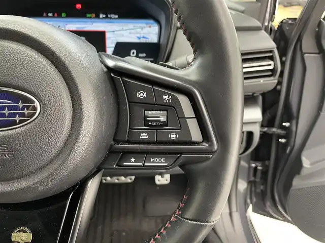 スバル レヴォーグ 1．8STIスポーツ EX 滋賀県 2021(令3)年 3.7万km マグネタイトグレーメタリック 純正11.6インチナビ/Bluetooth/USB/AppleCarPlay/AndroidAuto/フルセグテレビ/バックカメラ/アイサイトコアテクノロジー/・プリクラッシュブレーキ/・前側方プリクラッシュブレーキ/・緊急時プリクラッシュステアリング/・AT誤発進抑制制御/・先行車発進お知らせ機能/・全車速追従機能付クルーズコントロール/アイサイトXテクノロジー/・渋滞時ハンズオフアシスト/・アクティブレーンチェンジアシスト/・ドライバー異常時対応システム/・渋滞時発進アシスト/・カーブ前抑制機能/・料金所前速度制御/アイサイトセイフティプラス/・リアビークルディテクション/・エマージェンシーレーンキープアシスト/・アレイ式アダプティブドライビングビーム/視界拡張テクノロジー/・デジタルマルチビューモニター/・前側方警報アシスト/STiエアロ/レザーシート/D/N席パワーシート/全席シートヒーター/パワーリアゲート/パドルシフト/ドライブレコーダー/LEDヘッドライト/オートライト/プッシュスタート/スマートキー/スペアキー