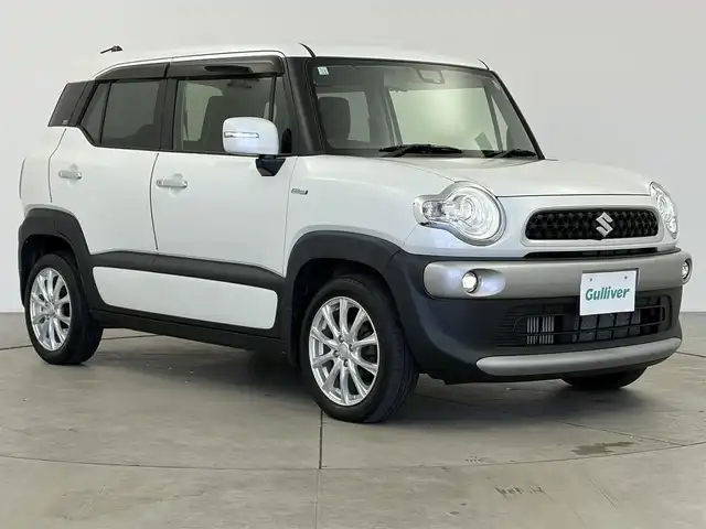 スズキ クロスビー HYBRID MZ 愛知県 2018(平30)年 5.9万km ピュアホワイトP 社外ナビ　AVICーRL901/（CD・DVD・Bluetooth・フルセグTV）/車内ルーフラック/ETC/クルーズコントロール/前席シートヒーター/クリアランスソナー/パドルシフト/ダウンヒルアシスト/ステアリングリモコン/レーンキープアシスト/衝突軽減ブレーキ/コーナーセンサー/横滑り防止装置/盗難防止装置/LEDオートライト/純正フロアマット/社外アルミホイール（JOKER）/スマートキー/アイドリングストップ/走行モード切替/シートバックテーブル/ドアバイザー/スタッドレスタイヤ付きAW4本