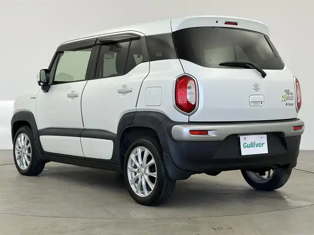 スズキ クロスビー HYBRID MZ 愛知県 2018(平30)年 5.9万km ピュアホワイトP 社外ナビ　AVICーRL901/（CD・DVD・Bluetooth・フルセグTV）/車内ルーフラック/ETC/クルーズコントロール/前席シートヒーター/クリアランスソナー/パドルシフト/ダウンヒルアシスト/ステアリングリモコン/レーンキープアシスト/衝突軽減ブレーキ/コーナーセンサー/横滑り防止装置/盗難防止装置/LEDオートライト/純正フロアマット/社外アルミホイール（JOKER）/スマートキー/アイドリングストップ/走行モード切替/シートバックテーブル/ドアバイザー/スタッドレスタイヤ付きAW4本