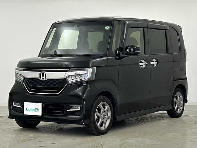 ホンダ Ｎ ＢＯＸ カスタム G L ホンダセンシング 宮城県 2020(令2)年 4.8万km クリスタルブラックパール ワンオーナー/ホンダセンシング/・衝突軽減ブレーキ/・アダプティブクルーズコントロール	/・車線維持支援システム/片側パワースライド/純正SDナビ(VXM-264VFi)/・フルセグTV/・CD/DVD.BT.SD.USB/バックカメラ/シートヒーター（D.N)/シーケンシャルランプ/ビルトインETC/LEDヘッドライト/フォグランプ/アイドリングストップ/ステアリングスイッチ/プッシュスタート/スマートキー×2/純正AW/純正フロアマット/横滑り防止