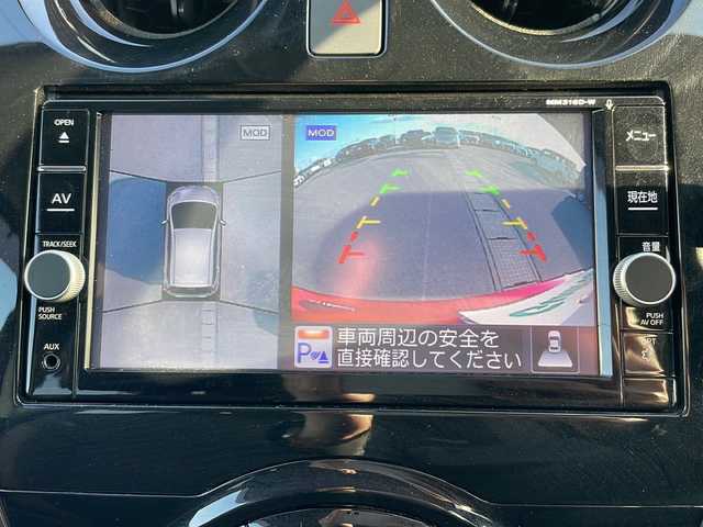 日産 ノート e－パワー メダリスト 新潟県 2019(平31)年 3.4万km ガーネットレッド ワンオーナー/純正ナビ（MM318D-W）/[CD、DVD、BT、TV、FM、AM]/アラウンドビューモニター/デジタルインナーミラー/クルーズコントロール/衝突軽減システム/ドラレコ/コーナーセンサー/ETC/プッシュスタート/レーンアシスト/横滑り防止装置/純正15インチAW/純正フロアマット