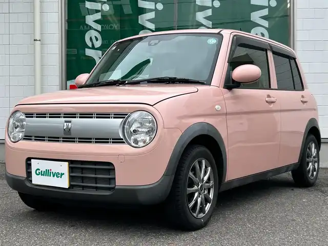 スズキ ラパン L 新潟県 2017(平29)年 3万km コフレピンクパールメタリック メモリナビ/ワンセグテレビ/アイドリングストップ/ドアバイザー/プッシュスタート/ETC/運転席側シートヒーター/純正フロアマット/純正サマータイヤ車載