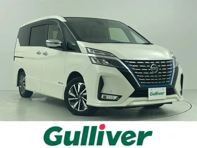 日産 セレナ e－パワー ハイウェイスター G 大阪府 2019(令1)年 6.8万km ブリリアントホワイトパール プロパイロット/　・インテリジェントエマージェンシーブレーキ/　・踏み間違い衝突防止アシスト/　・LDW（車線逸脱警報）/アルパイン１１インチSDナビ/　フルセグTV/CD/DVD/HDMI/AUX/アラウンドビューモニター/両側パワースライドドア/インテリジェントクルーズコントロール/LEDヘッドライト/オートライト/ハーフレザーシート/純正１６インチアルミホイール/デジタルインナーミラー/スマートキー/純正フロアマット