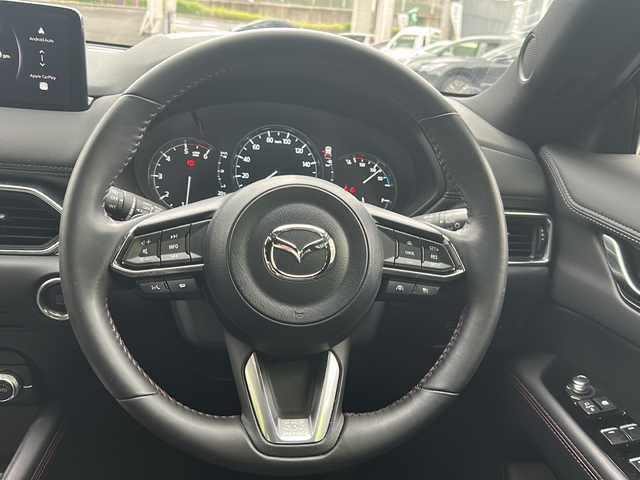 マツダ ＣＸ－５ XD スポーツアピアランス 京都府 2023(令5)年 3万km ソウルレッドクリスタルM ワンオーナー/ディスプレーオーディオ/・BT/Apple　car play/Android Auto/バックカメラ/アラウンドビュー/レーダークルーズコントロール/ETC2.0/ドライブレコーダー前後/オートライト/オートハイビーム/パワーバックドア/電動パーキングブレーキ/前席パワーシート/シートヒーター/電格ウィンカーミラー/オートリトラクタブルミラー/オールオートパワーウィンドウ/プッシュスタート/ステアリングスイッチ/ステアリングヒーター/ステアリングアシスト/コーナーセンサー/車線逸脱防止装置/パドルシフト/横滑り防止装置/ブラインドアシスト/保証書/取説/スペアキー×１