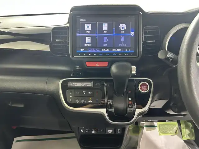 ホンダ Ｎ ＢＯＸ カスタム SSブラックSパッケージ 佐賀県 2016(平28)年 5.6万km クリスタルブラックパール 純正8インチナビ/フルセグTV/CD/DVD/Bluetooth/バックカメラ/横滑り防止装置/オートライト/HIDヘッドライト/フォグライト/ビルトインETC/両側パワースライドドア/運転席・助手席シートヒーター/後席サンシェード/シートバックテーブル/純正フロアマット/ISOFIX対応シート/電動格納ミラー/純正14インチアルミホイール